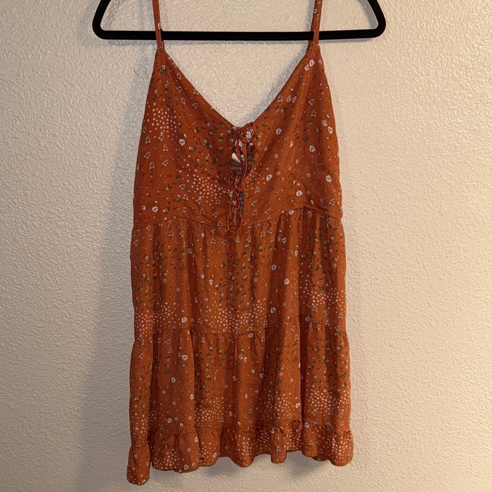 Aeropostale Terracotta Floral Camisole